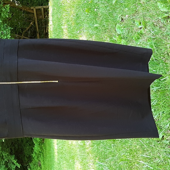 Black Calvin Klein business attire dress with gold buckle ladies size 6 - Picture 11 of 12